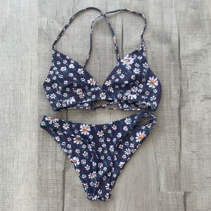 Shein Floral Bikini Set